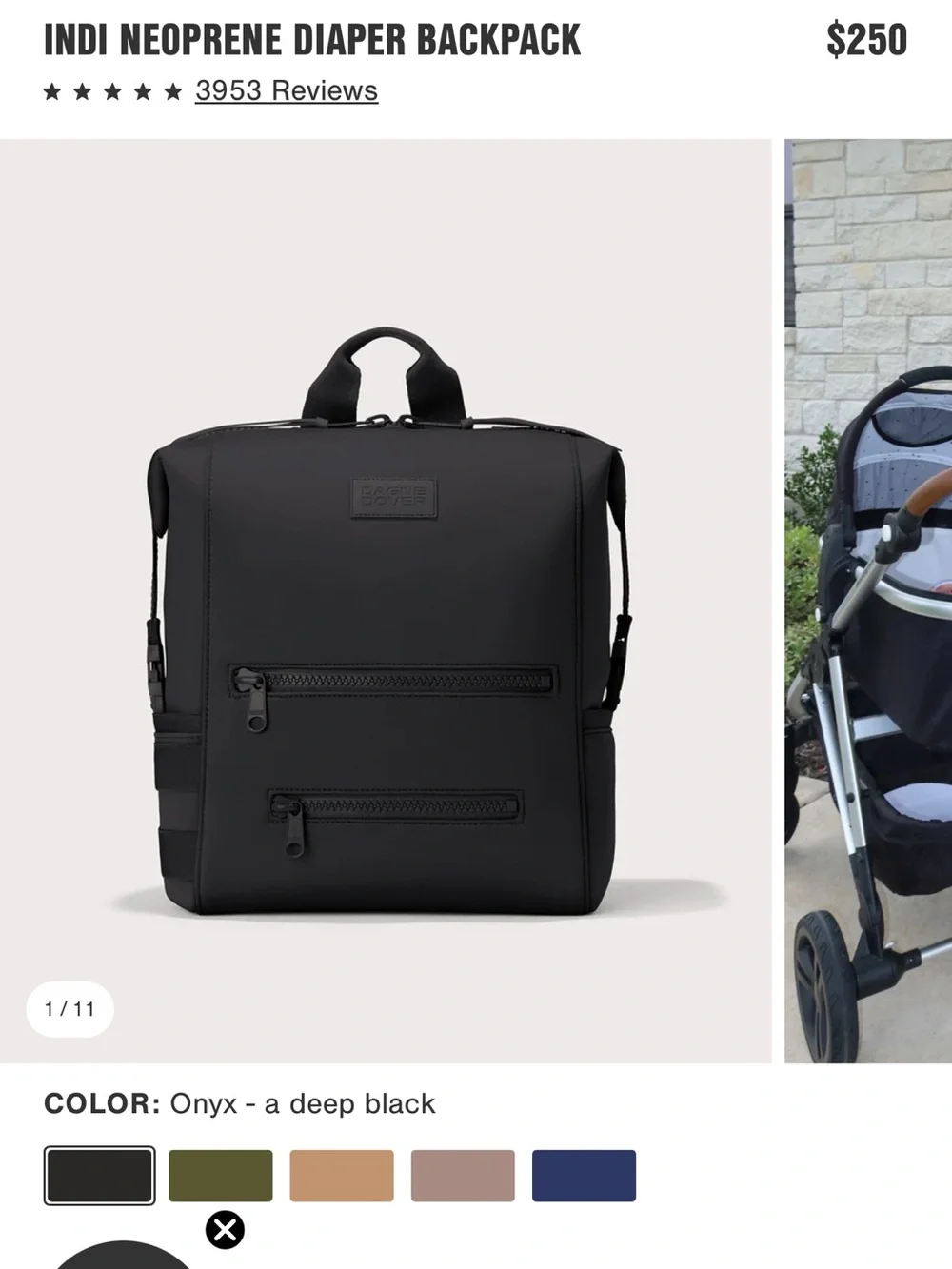 Dagne Dover Large Diaper Bag